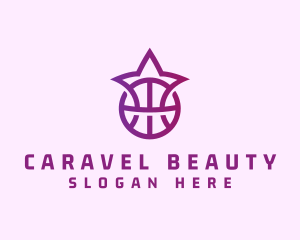 Star Basketball League Crown logo design