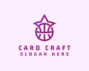 Star Basketball League Crown logo design