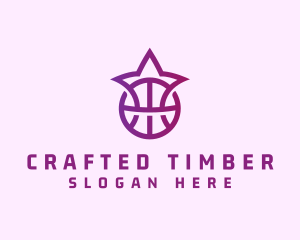 Star Basketball League Crown logo design