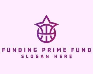 Star Basketball League Crown logo design