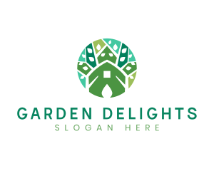 House Tree Garden logo design