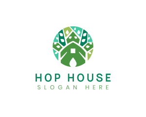 House Tree Garden logo design