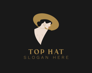 Elegant Fashionista Woman logo design