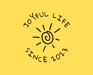 Summer Sun Doodle logo