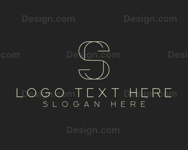 Modern Minimalist Letter S Logo