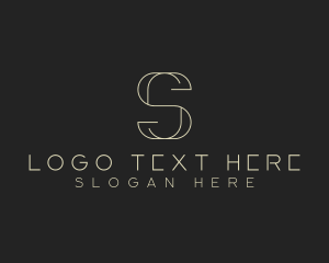 Modern Minimalist Letter S logo