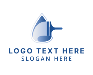 Hygiene Squeegee Droplet logo