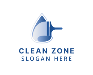 Hygiene Squeegee Droplet logo