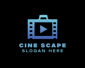 Media Player Cinema logo design