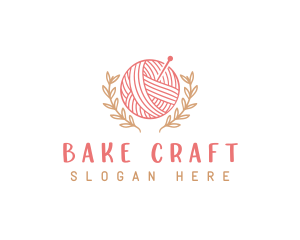 Yarn Knitting Craft logo design