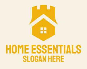 Yellow Castle Homes logo design