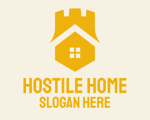 Yellow Castle Homes logo design