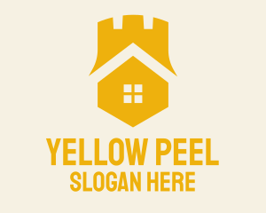 Yellow Castle Homes logo design