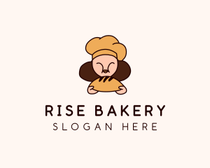 Woman Bread Chef  logo