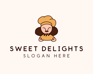 Woman Pastry Chef  logo