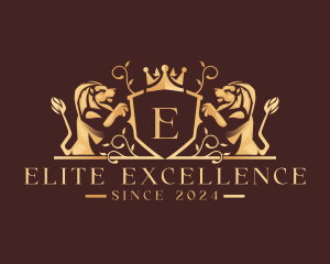 Luxury Lion Insignia logo