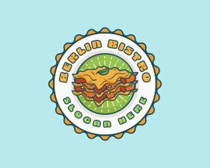 Lasagna Pasta Restaurant logo design