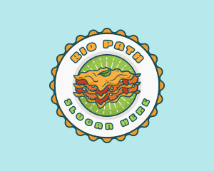 Lasagna Pasta Restaurant logo design