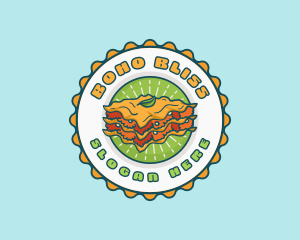 Lasagna Pasta Restaurant logo design