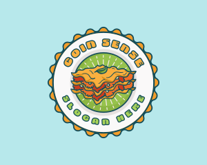 Lasagna Pasta Restaurant logo design