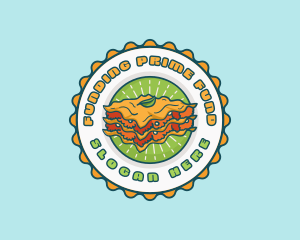 Lasagna Pasta Restaurant logo design