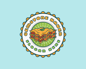 Lasagna Pasta Restaurant logo design