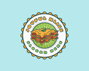 Lasagna Pasta Restaurant logo design