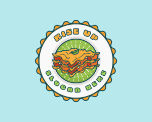 Lasagna Pasta Restaurant logo design