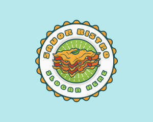 Lasagna Pasta Restaurant logo design