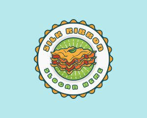 Lasagna Pasta Restaurant logo design