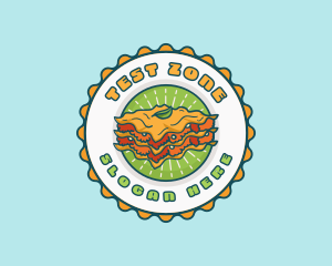 Lasagna Pasta Restaurant logo design