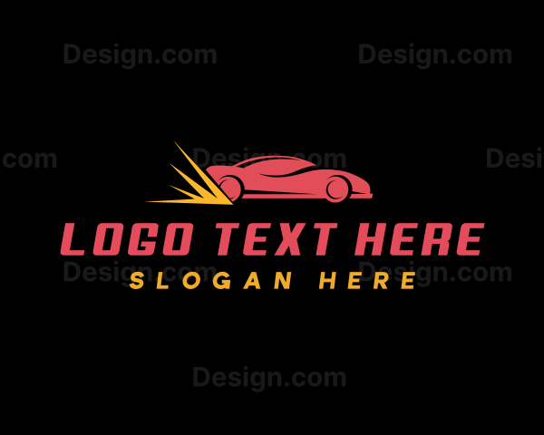 Automobile Car Racing Logo