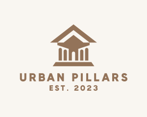 Ancient Pillar Architecture logo design