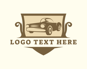 Automotive Retro Car logo