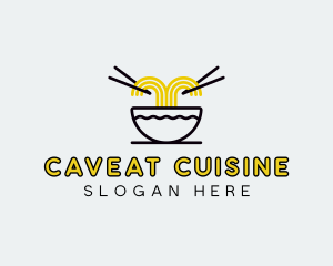 Asian Noodles Cuisine logo design