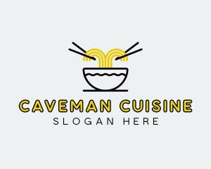 Asian Noodles Cuisine logo design