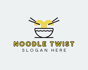 Asian Noodles Cuisine logo design