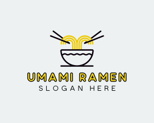 Asian Noodles Cuisine logo design