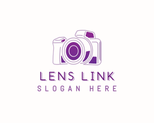 Camera Photography Lens logo design