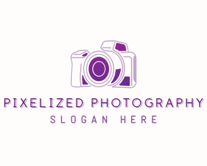 Camera Photography Lens logo design