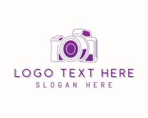 Lens - Camera Photography Lens logo design