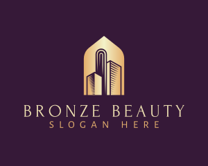 Elegant Skyscraper Building logo design