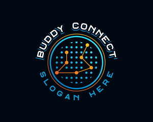 Data Connect Technology logo design