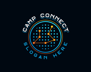 Data Connect Technology logo design