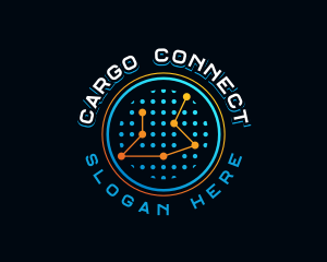 Data Connect Technology logo design