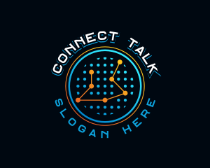 Data Connect Technology logo design