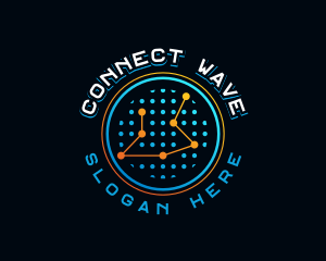 Data Connect Technology logo design