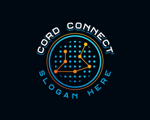 Data Connect Technology logo design