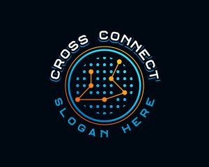 Data Connect Technology logo design