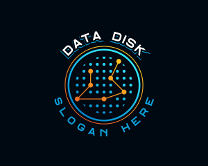 Data Connect Technology logo design